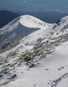 雪山登山実践