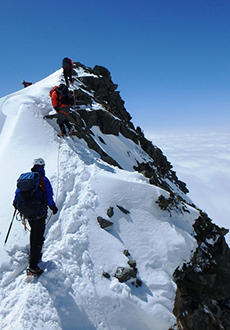 北アルプス・雪山テント泊登山（西穂高岳）